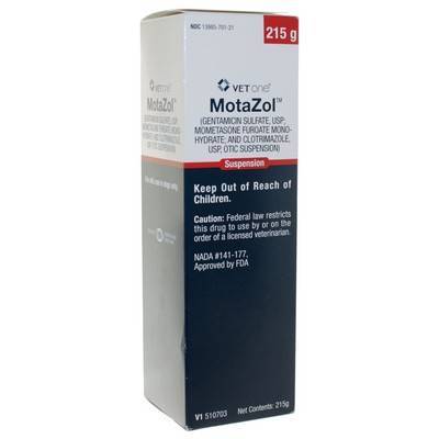 MotaZol for Dogs - Canine Ear Suspension | VetRxDirect Pharmacy