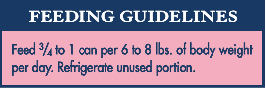 Blue natural NP Cat Feeding Chart Blue Natural NP Cats Feeding Chart