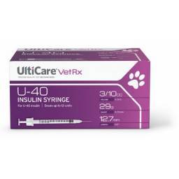 UltiCare VetRx U-40 Insulin Syringes; ?>