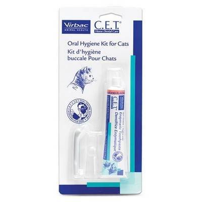 C.E.T. Oral Hygiene Kit for Dogs or Cats - Toothbrush Kit | VetRxDirect