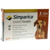 Simparica 11.1 - 22 lbs, 3 Month Supply