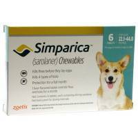 Simparica 22.1 - 44 lbs, 6 Month Supply