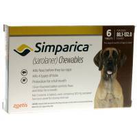 Simparica 88.1 - 132 lbs, 6 Month Supply