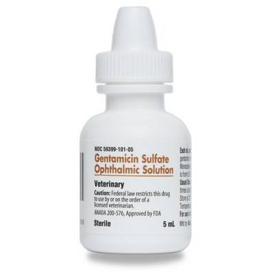 Gentamicin Ophthalmic Solution: Eye Medication for Dogs and Cats