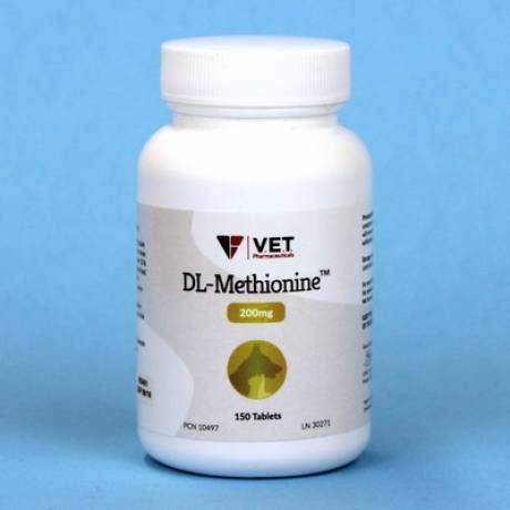 DL-Methionine 200mg 150 Tablets for Dogs and Cats