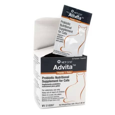 Advita Probiotic - Powder for Cats, Box of 30 Packets
