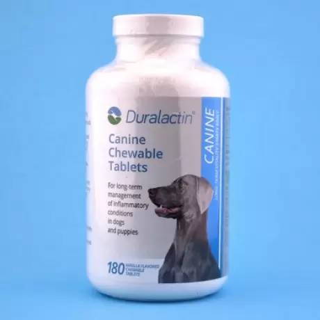 Duralactin Canine - 180 Chewable Tablets for Dogs