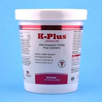 K-Plus - Potassium Citrate Plus Cranberry for Cats and Dogs | VetRxDirect