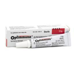 Optimmune (cyclosporine) Ophthalmic Ointment; ?>