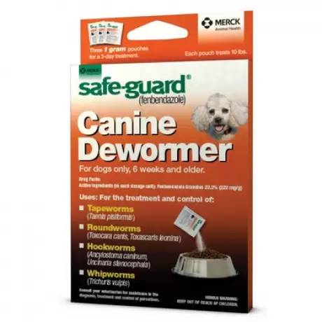 safe-guard Canine Dewormer - 1 gram, 3 Dose Pack