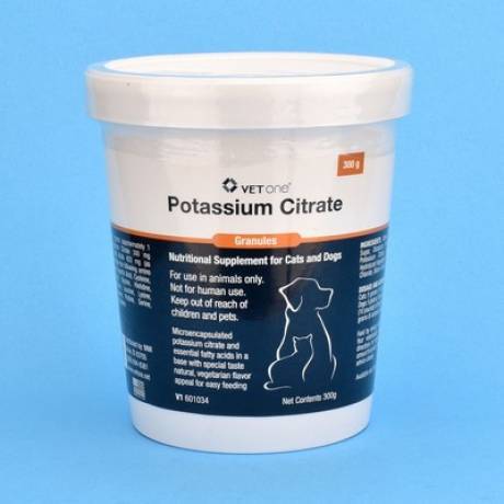 VetOne Potassium Citrate for Dogs and Cats - Granules, 300g
