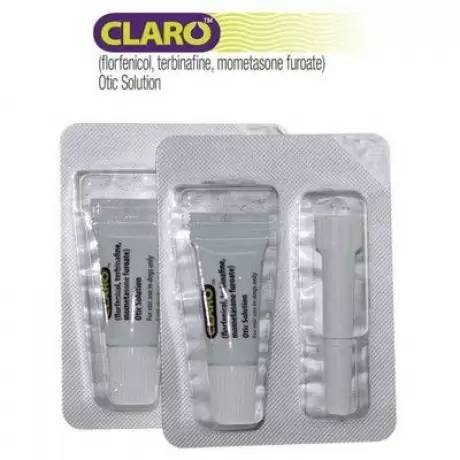 Claro Otic Solution for Dogs Ear Infections - Two 1mL Doses