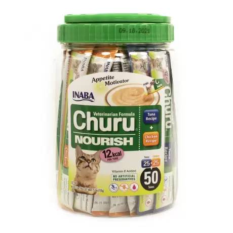 Churu Veterinarian Formula for Cats - 50 Nurish Tubes Appetite Motivator