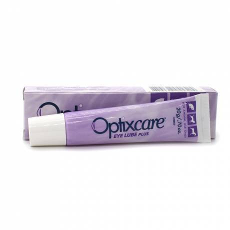 Optixcare Ophthalmic - Eye Lube Plus Hyaluron for Dogs and Cats, 20g Tube