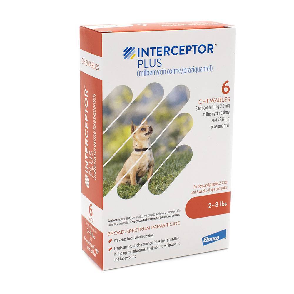 Interceptor Plus BroadSpectrum Parasiticide VetRxDirect for Dogs