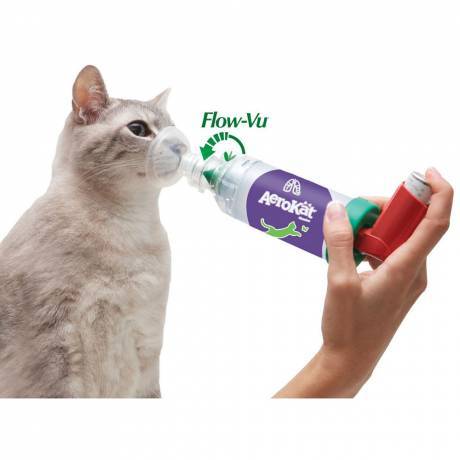 AeroKat Aerosol Chamber for Cats Asthma Inhaler