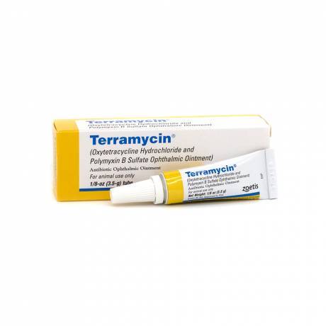Terramycin for Dogs and Cats antibiotic Eye Ointment Tube