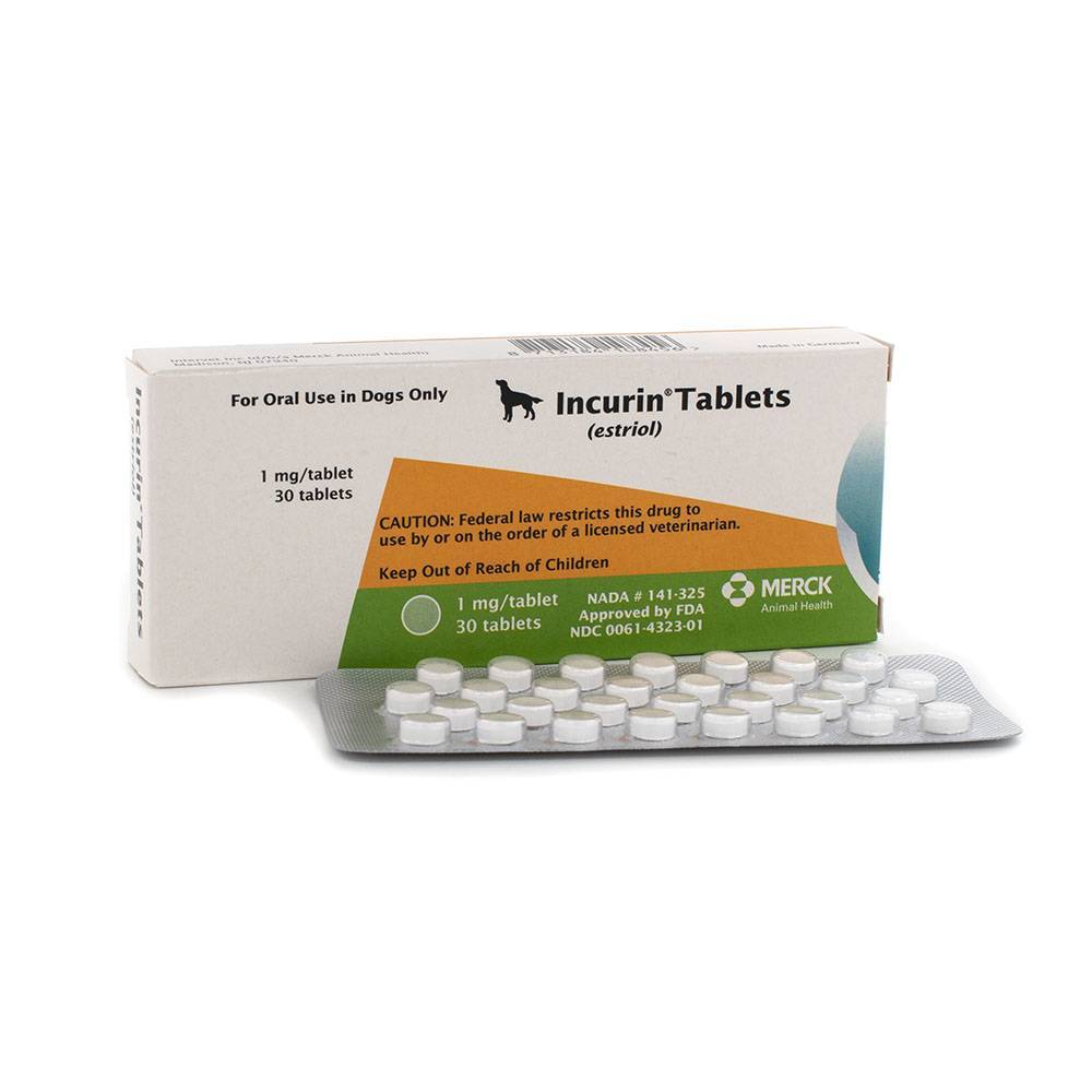 Incurin Urinary Incontinence Meds VetRxDirect Pharmacy 1mg Tablet 