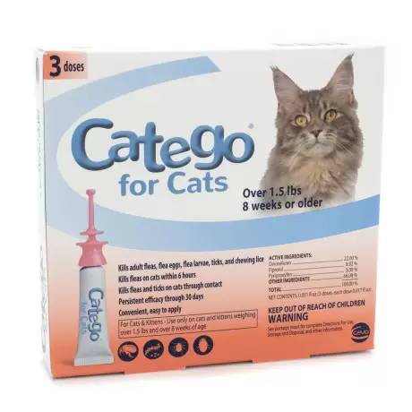 Catego for Cats - 3 Month Supply Kills Fleas