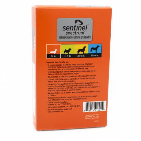 cheap sentinel spectrum for dogs