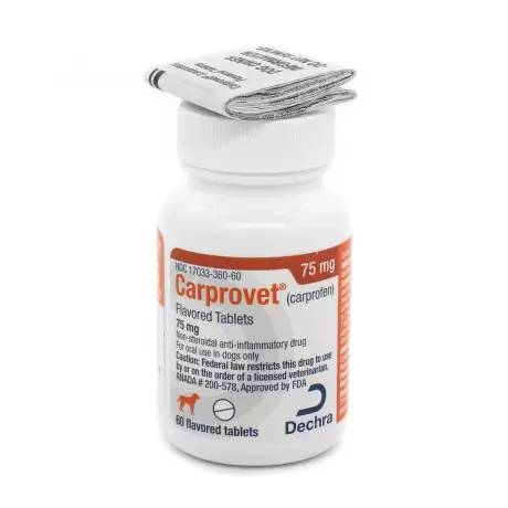 Carprovet (carprofen) Flavored Tablets NSAID for Dogs - 75mg, 60ct