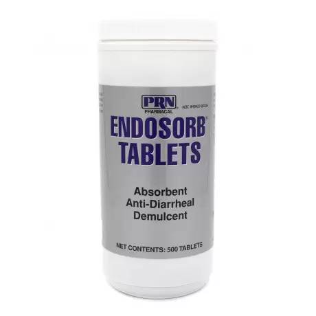 Endosorb - 1.5gm, 500 Tablets for Dogs and Cats Stools