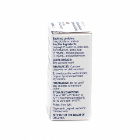 Diclofenac - NSAID Eye Drops for Dogs and Cats | VetRxDirect | 0.1%, 2.5mL Dropper Bottle