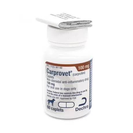 Carprovet (carprofen) Caplets NSAID for Dogs Pain - 100mg, 60ct