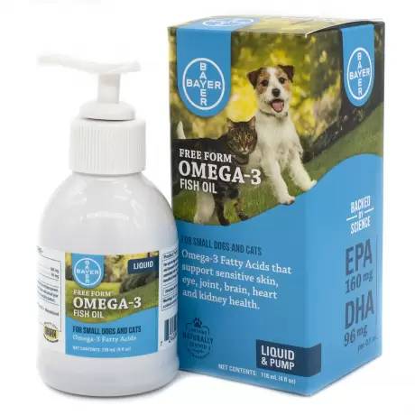 Free Form Omega-3 Liquid for Dogs and Cats Fatty Acid Fish Oil