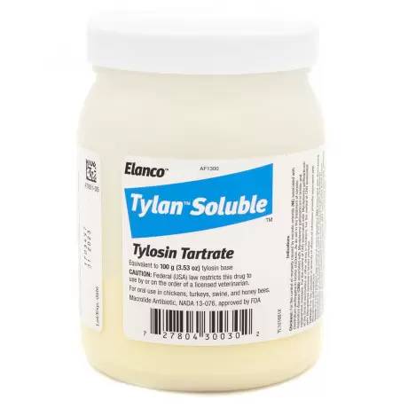 Tylosin - Tylan for Dogs and Cats, 100g Tub Antibiotic