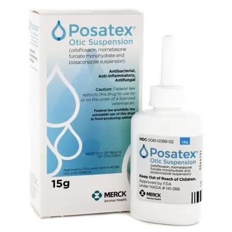 Posatex: Ear Medication for Dogs - Otic Suspension - VetRxDirect