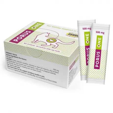 Porus One for Kidney Support in Cats (Renaltec) - 30 Packets (500mg Each)