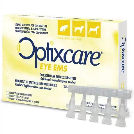 Optixcare Eye EMS RGTA for Dogs and Cats - 5X 0.33mL Sterile Single-Dose Units