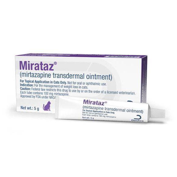 Mirataz for Cats - Mirtazapine Transdermal Ointment | VetRxDirect