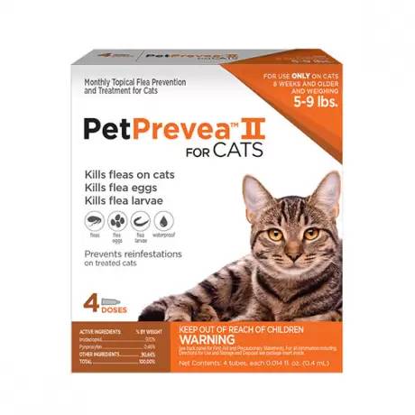 PetPrevea II for Cats Kills Fleas - 5-9 lbs, 4 Month Supply