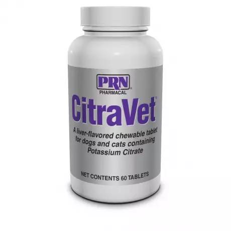 CitraVet for Dogs and Cats (potassium citrate) Liver-Flavored Chewable Tablet