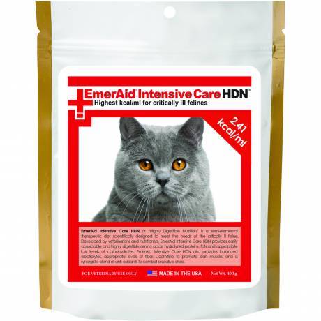 EmerAid Intensive Care HDN Feline for Critically Ill Cats - 400g Bag Highly Digestible Nutrition