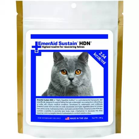 EmerAid Sustain Care HDN for Recovering cats - 100g Bag