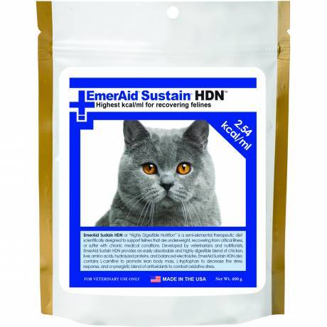 EmerAid Sustain Care HDN for Recovering cats - 400g Bag