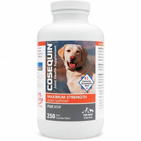 Cosequin Maximum Strength Joint Support - Plus MSM, 250 Chewable Tablets