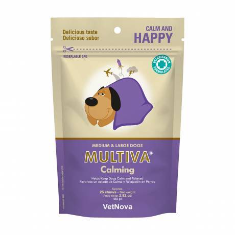 MULTIVA Calming 25 Chewables for Medium and Large Dogs