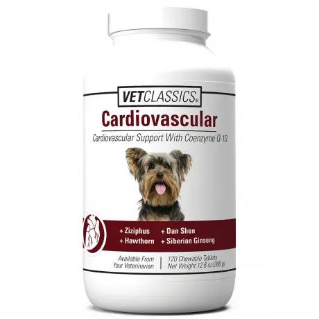 Cardiovascular Support with Coenzyme Q-10 for Dogs 120 Chewable Tablets - VetClassics