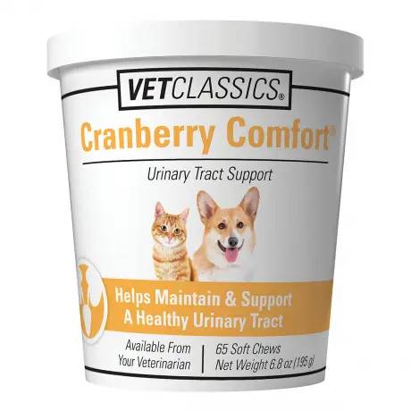 Cranberry Comfort Urinary Tract Support 65 Soft Chews for Dogs and Cats - VetClassics
