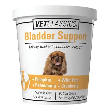 Bladder Support Urinary Tract and Incontinence Support 60 Soft Chews for Dogs - VetClassics