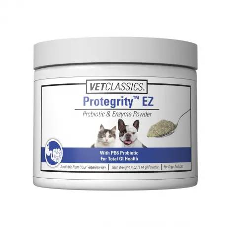Protegrity EZ Probiotic and Enzyme Supplement 4 oz Powder for Dogs and Cats - VetClassics