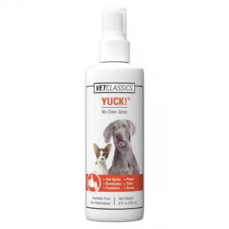 YUCK! No Chew Spray 8 oz Spray Bottle for Dogs and Cats - VetClassics