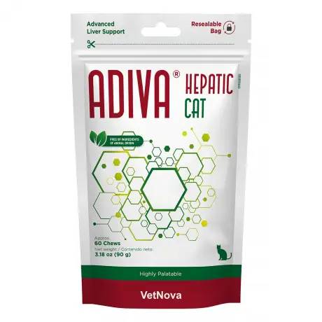 VetNova ADIVA Hepatic for Cats, 60 Chews
