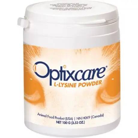 Optixcare L-Lysine Powder 100g for Cats