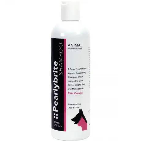 Animal Pharmaceuticals Pearlybrite Soap-Free Whitening Shampoo 12 oz