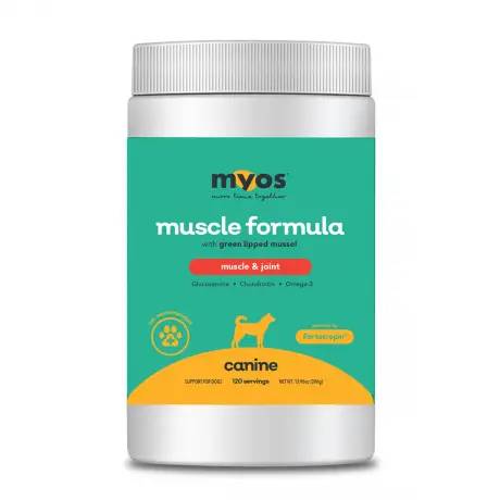 MYOS Canine Muscle and Joint Formula with Green Lipped Mussel 13.9 oz Canister